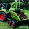 FALK Traktor CLAAS AVEC Zielony na Pedały z Przyczepką od 3 Lat