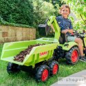 FALK Traktor CLAAS AVEC Zielony na Pedały z Przyczepką od 3 Lat