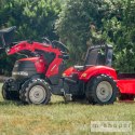 FALK Traktor Case na Pedały z Łyżką i Przyczepką Czerwony od 3 Lat