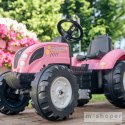 FALK Traktor Pink Country Star na Pedały z Przyczepką od 3 lat