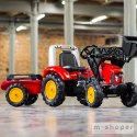 FALK Traktor Red Supercharger na Pedały z Przyczepą od 3 Lat