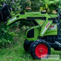 FALK Traktor na Pedały z Łyżką i Przyczepką Zielony CLAAS od 3 Lat