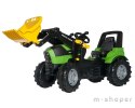 RollyToys rollyFarmtrac Premium Deutz-Fahr Agrotron Traktor na pedały z łyżką 3-8 Lat