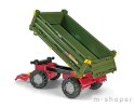 Rolly Toys rollyTrailer Przyczepa Rolly Multi dwuosiowa zielona