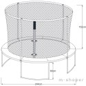 Axi Trampolina Bostonn 244 cm + Siatka