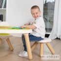 SMOBY Taboret Krzesełko Ogrodowe Do Pokoju Brązowe