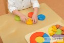 Edukacyjne Puzzle Drewniane Masterkidz Kolorowe Układanka Montessori