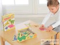 MASTERKIDZ Drewniane Puzzle Dinozaury