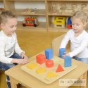 MASTERKIDZ Tablica Edukacyjna Nauka Kształtów Układanka Montessori