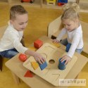 MASTERKIDZ Tablica Edukacyjna Nauka Kształtów Układanka Montessori