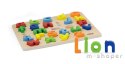 Puzzle Edukacyjne Drewniana Układanka Alfabet Literki Viga Toys