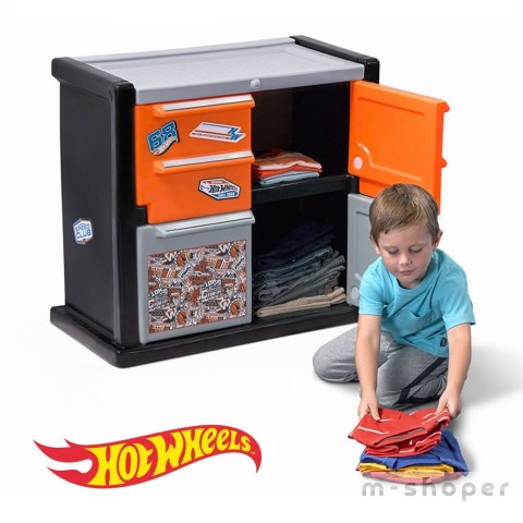 Step2 Szafka na ubrania dla chłopca Hot Wheels™ Race Car Dresser™