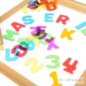 MASTERKIDZ Przezroczyste Cyfry i Litery 38 szt. Montessori