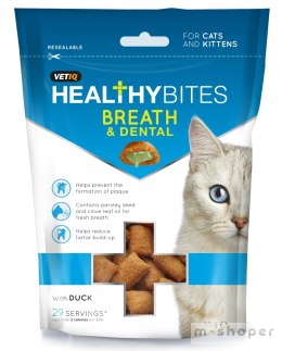 Vetiq Przysmaki dla kotów i kociąt Świeży oddech i zęby Healthy Bites Breath & Dental For Cats & Kitten 65g