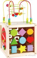 CLASSIC WORLD Edukacyjna Kostka Logiczna Labirynt Przeplatanka Activity Box MONTESSORI