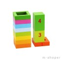 CLASSIC WORLD Układanka Nauka Kształtów i Liczenia 5w1 Domino Sorter MONTESSORI 28 el.