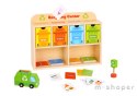 TOOKY TOY Drewniane Centrum Recyklingu Edukacyjny Sorter