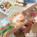 TOOKY TOY Puzzle Tangram Układanka dla Dzieci Nauka Kształtów Figury Kształty 18el.