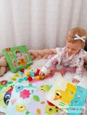 TOOKY TOY Układanka Klocki dla Dzieci Zwierzęta Dopasuj Nauka Kształtów Kolorów + Plansze