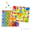 TOOKY TOY Gry Planszowe Logiczne 2w1 Ludo Chińczyk + Uwolnij Zwierzątka