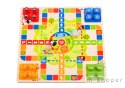 TOOKY TOY Gry Planszowe Logiczne 2w1 Ludo Chińczyk + Uwolnij Zwierzątka