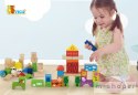 Drewniane klocki Viga Toys Farma 50 elementów