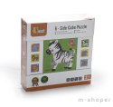 Viga Drewniana układanka Zoo Puzzle 4 klocki