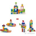 Viga Toys Klocki Drewniane Edukacyjne 100 elem. Cyferki Literki