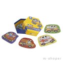 CLASSIC WORLD Drewniane Puzzle Pojazdy Transport Układanka Dla Dzieci 6 Obrazków 24 el.