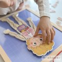 Tooky Toy Drewniane Puzzle Montessori Magnetyczne Nauka Anatomia Człowieka 78el.