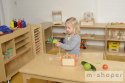 Drewniana Kasa Sklepowa Dla Dzieci + Pieniądze i Karta Kredytowa Masterkidz Montessori