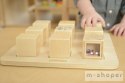 Drewniany Sorter Sensoryczny Łączenie Dźwięków Masterkidz Montessori