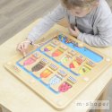 MASTERKIDZ Labirynt Magnetyczny Nauka Liczenia Liczenie 1-10 Montessori