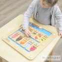 MASTERKIDZ Labirynt Magnetyczny Nauka Liczenia Liczenie 1-10 Montessori