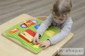 MASTERKIDZ Tablica Edukacyjna Trening Umiejętności Ubrania Montessori