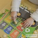 MASTERKIDZ Tablica Magnetyczna Segregowanie Odpadów Ciężarówka do Recyklingu Montessori