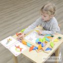 MASTERKIDZ Układanka Mozaika Nauka Kolorów i Kształtów Tangram Montessori