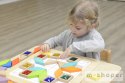 MASTERKIDZ Układanka Mozaika Nauka Kolorów i Kształtów Tangram Montessori