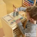 MASTERKIDZ Zabawa Magnetyczna Tablica Edukacyjna Kompas Montessori