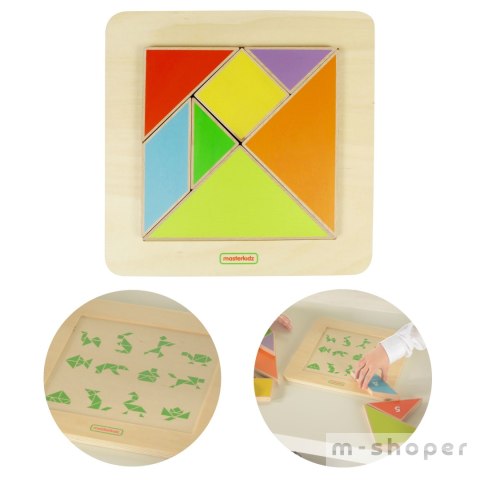 Puzzle Edukacyjne Ukladanka Tangram Liczby Masterkidz