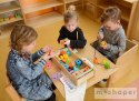 MASTERKIDZ Duża Drewniana Nawlekanka Sznurowanka Montessori