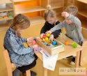 MASTERKIDZ Duża Drewniana Nawlekanka Sznurowanka Montessori