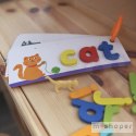 TOOKY TOY Puzzle Alfabet Montessori Nauka Literek Słów Zwierzątka 57 el.