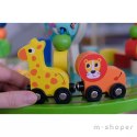 TOOKY TOY Drewniany Stół Aktywności Pętla Motoryczna