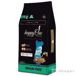 HappyOne Grain-Free Mediterraneum Light & Senior dla psich seniorów SUPER PREMIUM 12KG