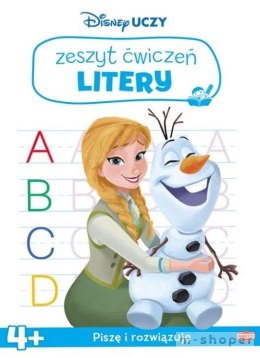 Disney uczy. Kraina Lodu. Zeszyt ćwiczeń. Litery