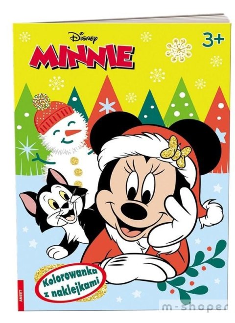 Minnie. Kolorowanka z Naklejkami