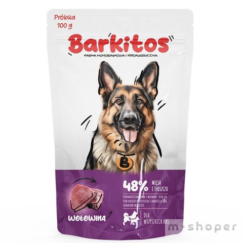 PRÓBKA Barkitos wołowina z ryżem 100 g