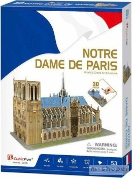 Puzzle 3D Katedra Notre Dame - wersja 2018