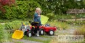 Rolly Toys rollyKid Traktor na pedały STEYR czerwony z łyżką i przyczepą